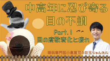中高年の目の不調（目玉ちゃん）